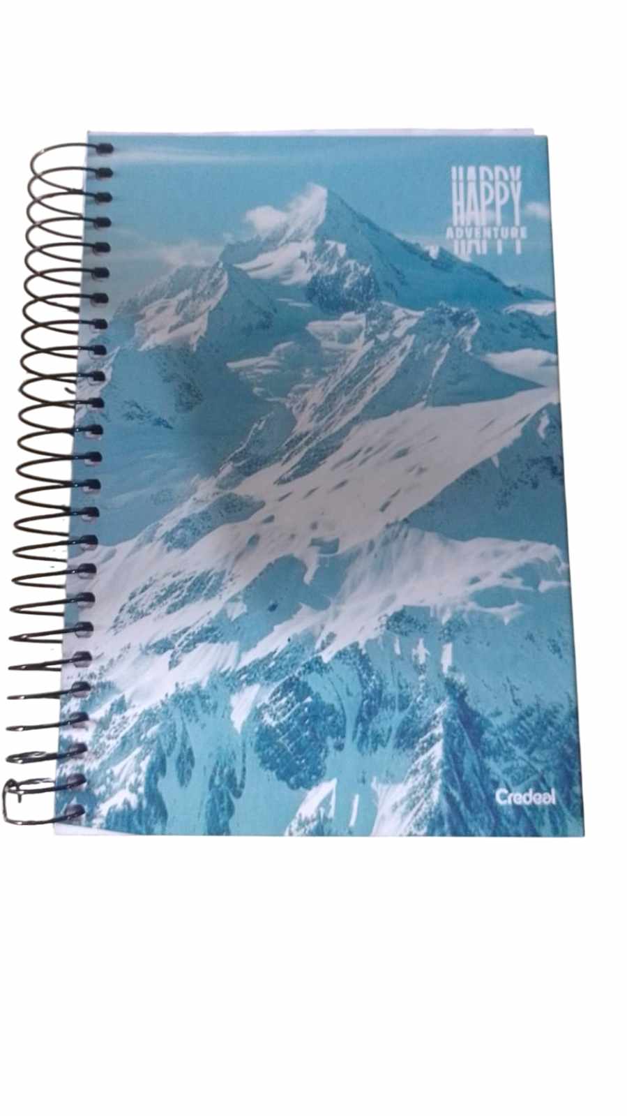 CADERNO ESPIRAL C.D.  1/4 HAPPY 200FLS